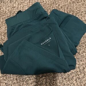 Mandala Women's V-Neck Scrub Tops - Assorted Colors